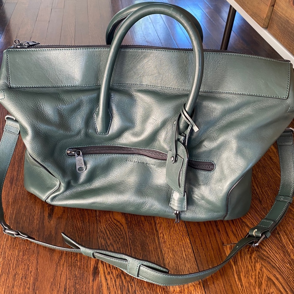 Marc by Marc Jacobs Leather Weekender Duffel Bag